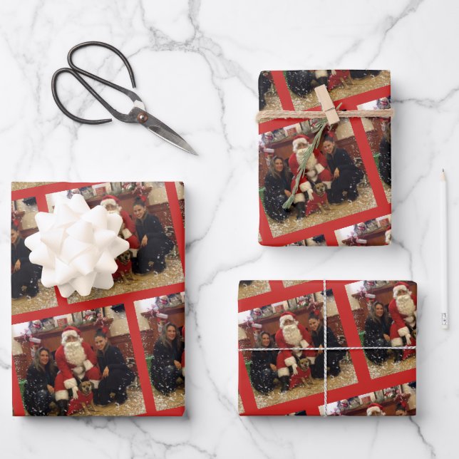 Papier à envelopper personnalisé Feuille plate de  (Recto)