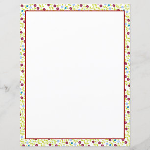 Papier à feuille en mini-floral