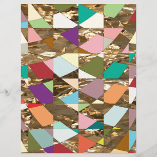 Papier à graisse à huile or couleur Abstraite