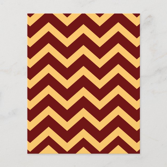 Papier à gratte-ciel motif à chevron doré (Devant)