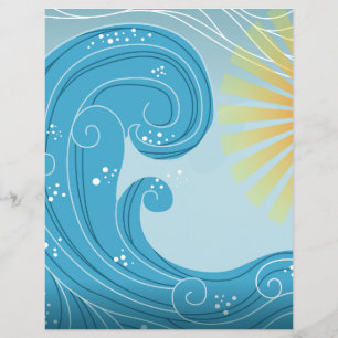 Papier à gratte-ciel Waves and Sunshine
