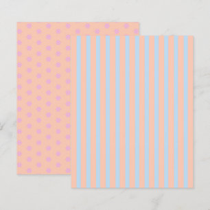Papier à gratter Pastel Rainbow Stripes et Fleurs
