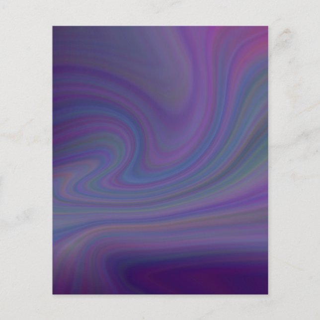 Papier à gratter violet tourbillons (Devant)