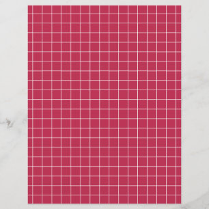 Papier à grilles géométrique Magenta moderne