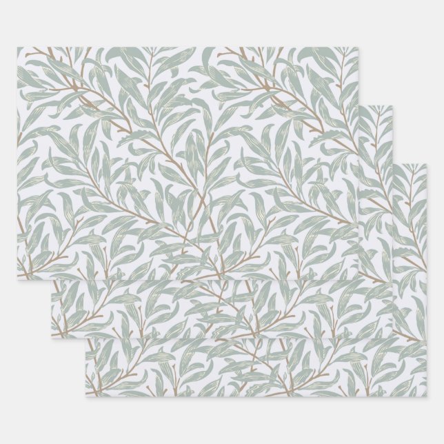 PAPIER À LAVAGE : WILLIAM MORRIS : WILLOW (Lot)