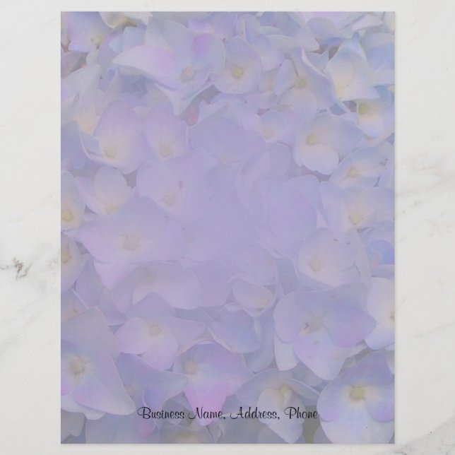 Papier à Lettre Hydrangea (Devant)