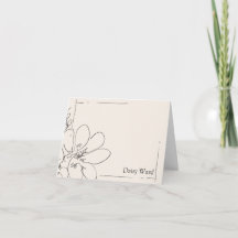 Papier à Lettre Personnalisé Crème aux Fleurs Sauv