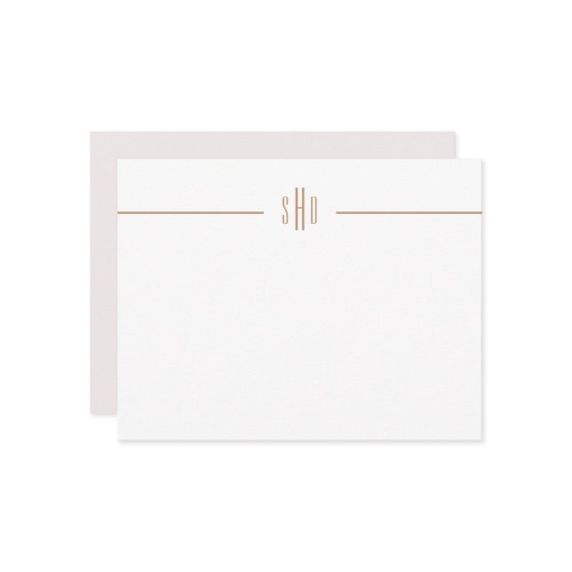 Papier à lettres de la carte à billets Pink + Came (Devant/Arrière en situation)