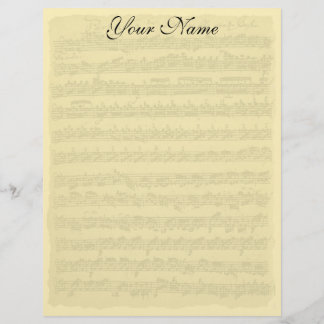 Papier à lettres de la Partita de Bach