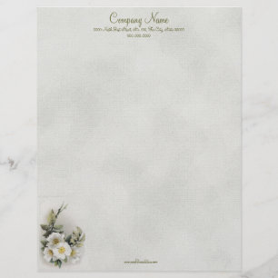 Papier à lettres Fleur de pommier vintage