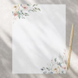Papier à lettres floral élégant<br><div class="desc">Papier à lettres floral élégant</div>