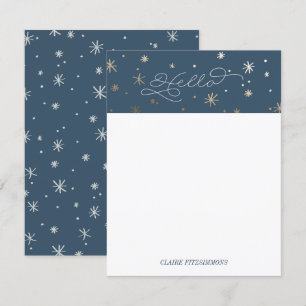Papier à lettres Gild Stars, carte Sky de nuit