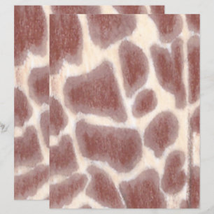 Papier à lettres Giraffe Spots, Papier à scandale