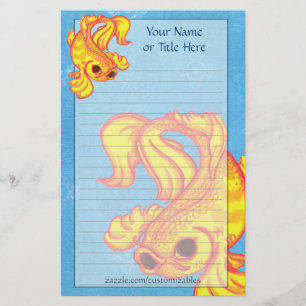 Papier à lettres Golden Koi