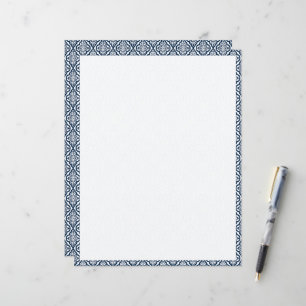 Papier à lettres non alignées