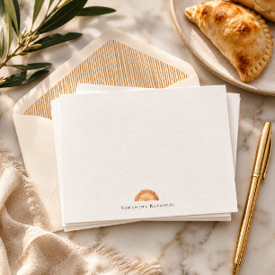 Papier à lettres personnalisé Empanada   Cartes no