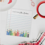 Papier à lettres personnalisées Bloc-notes Cadeau<br><div class="desc">Ce bloc-notes personnalisé pratique est un cadeau pratique et réfléchi qui combine style et fonction. Idéal pour noter des notes, des rappels, des listes de choses à faire ou même des idées créatives, c’est un compagnon idéal pour les enseignants, les amis, la famille ou toute personne qui aime rester organisée....</div>