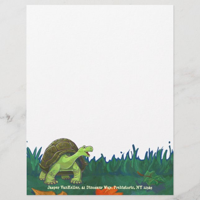 Papier à lettres Tortoise (Devant)
