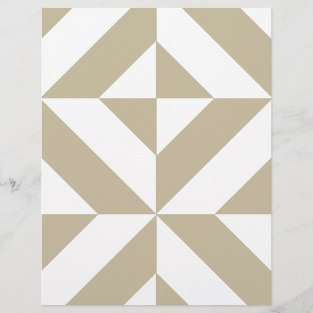 Papier à maquillage Clay Géométrique Décor (Devant)