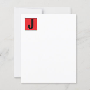 Papier à monogramme professionnel élégant moderne