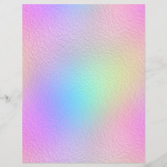 Papier à mortier Iridescente Faux Foil No. 30 (Devant)