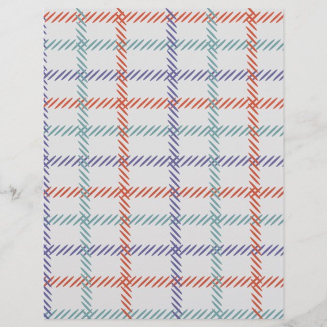 Papier à motif finement ligné (Devant)