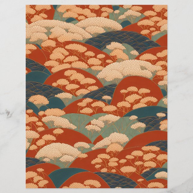 Papier à motif pour album kimono (Devant)