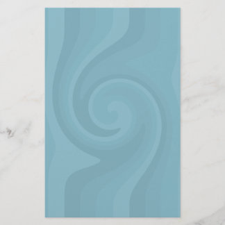 Papier à papeterie à tourbillon bleu