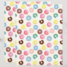 Papier à papier à morceau Donuts