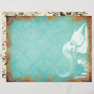 Papier à papier à morceau gothique vintage