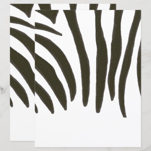 Papier à papier à morceau noir et blanc Zebra
