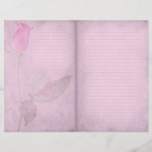Papier à papier à papier à découper rose rose