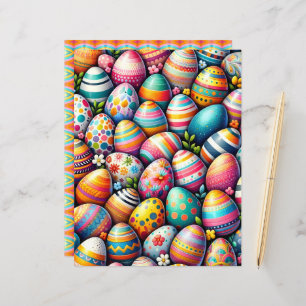 Papier à papier à papier à papier coloré OEufs de 