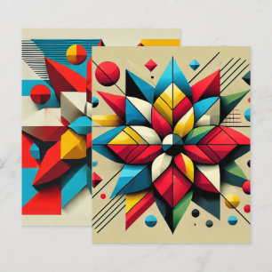 Papier à papier à scandale Pop Art Poinsettia Abst