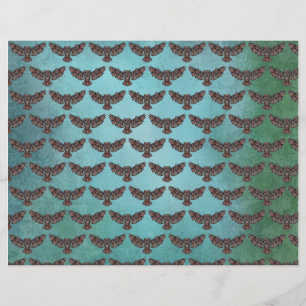 Papier à papier coloré Mosaic Owl Scrapbook