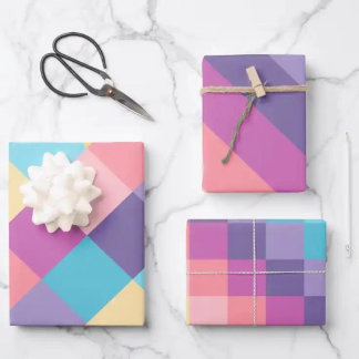Papier à papier d'enveloppement pastel Feuille pla