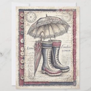 Papier à papier du scrapbook London et Lace Decoup