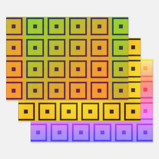 Papier à papier multirecouvrement vibrant à feuill (Lot)