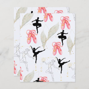 Papier à papier pour danse Ballerina Cute