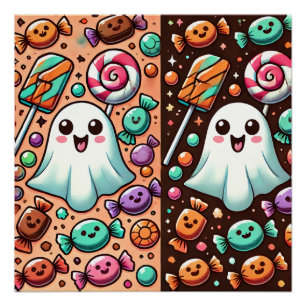 papier à poster mignon et vivant
