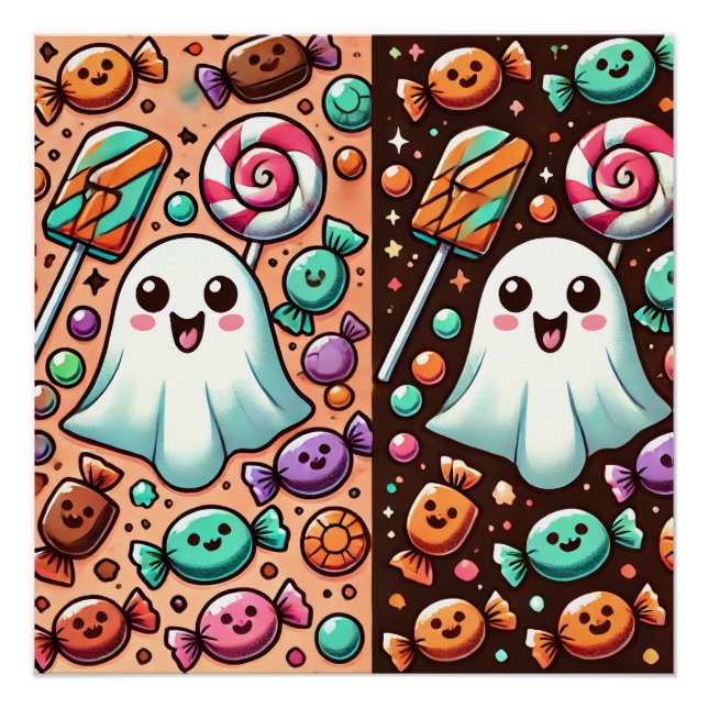 papier à poster mignon et vivant (Devant)