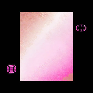 Papier à rebord couleur rose et or