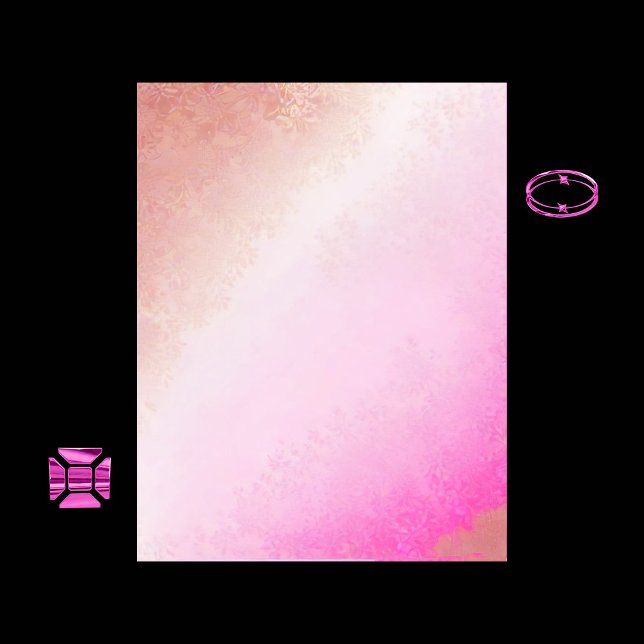 Papier à rebord couleur rose et or (Créateur téléchargé)