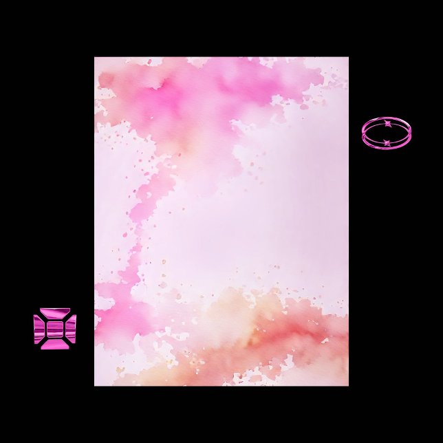 Papier à rebord couleur rose et or (Créateur téléchargé)