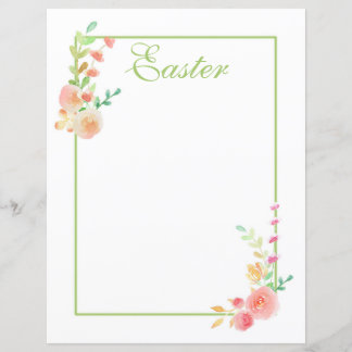 Papier à rebut à cadre de couleur d'aquarelle
