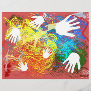 Papier à rebut à peinture à doigt