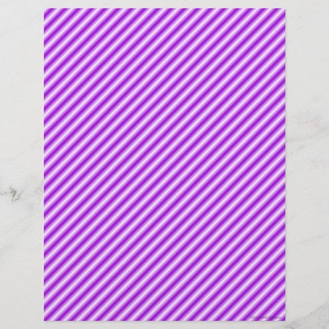 Papier à rebut à rayures violettes (Devant)