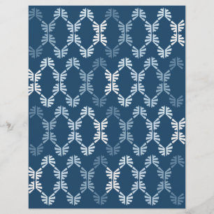 Papier à rebut Abstrait bleu