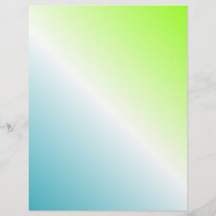 Papier à rebut blanc blanc Turquoise moderne