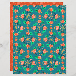 Papier à rebut bleu Garland